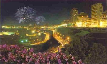 front de mer (la nuit)